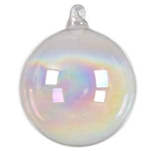 Kerstbal Glas Transparant