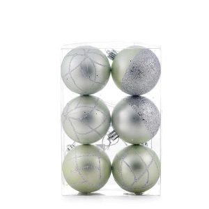 Kerstbal X6 Pla L18X12X6