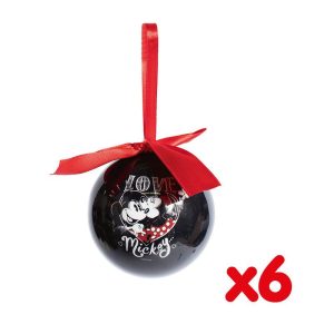 Bundel – Kerstbal Mickey Mouse 6X