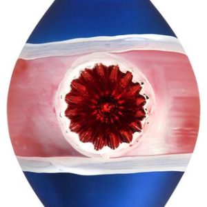 HEMA Kerstbal Glas 15cm Blauw (blauw)